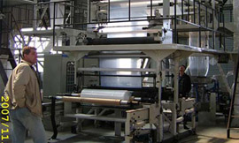 3 layer co-extrusion machine sent to Russia